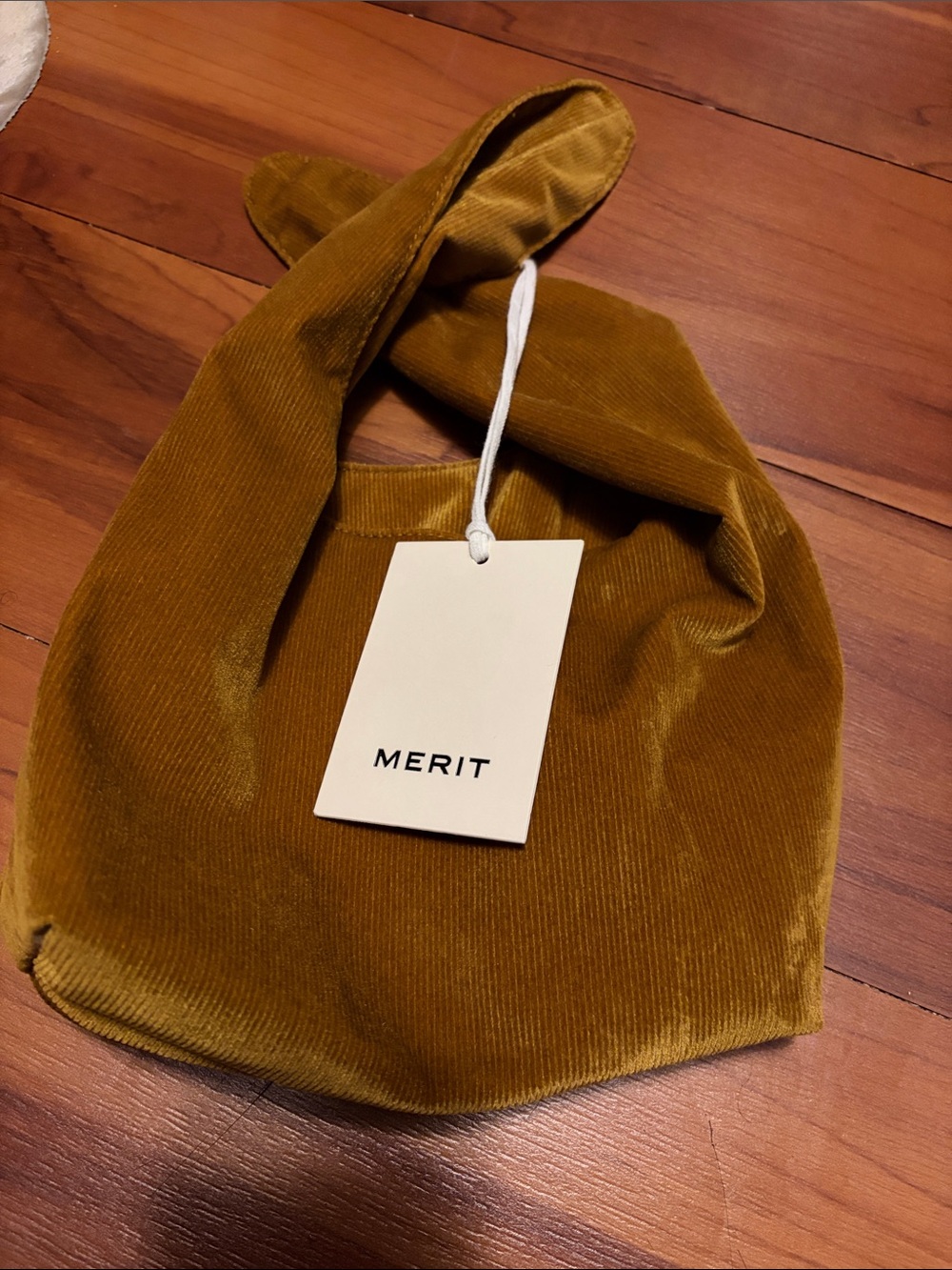 Merit Corduroy Signature Beauty Bag NWT